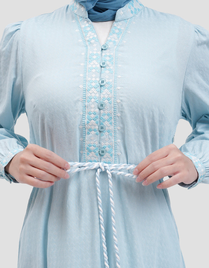 Exit Samara Blue Dress Wanita