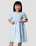 Disney Frozen Print Sakura Midi Dress Anak Perempuan