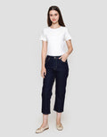 Connexion Cropped Ankle Celana Denim Wanita