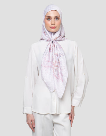 MXM FLORAL HIJAB TAHJB11 WANITA