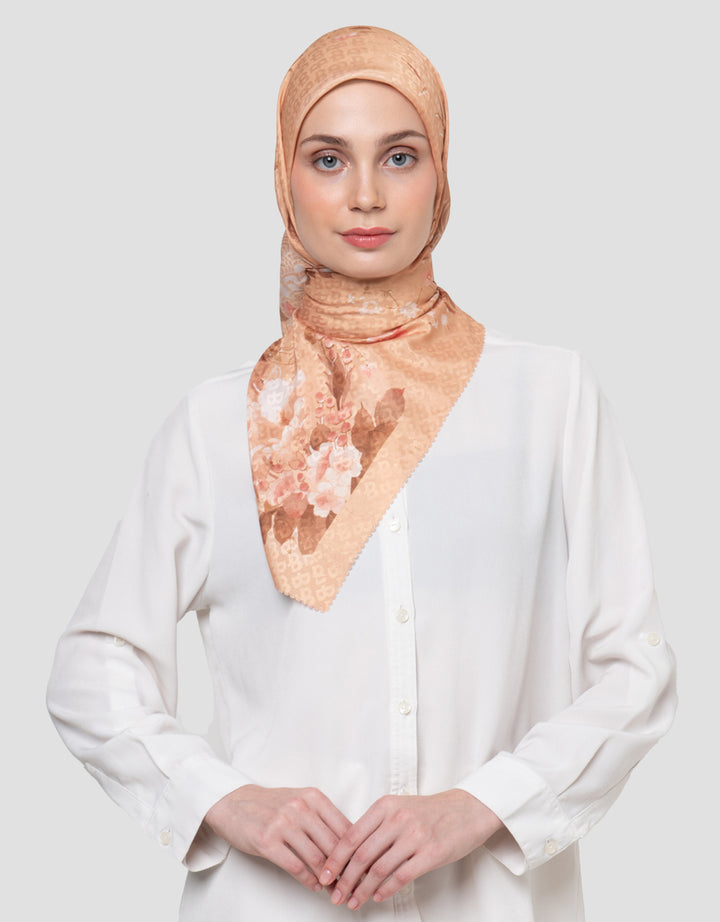 MXM FLORAL HIJAB TAHJB13 WANITA