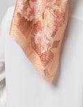 MXM FLORAL HIJAB TAHJB13 WANITA