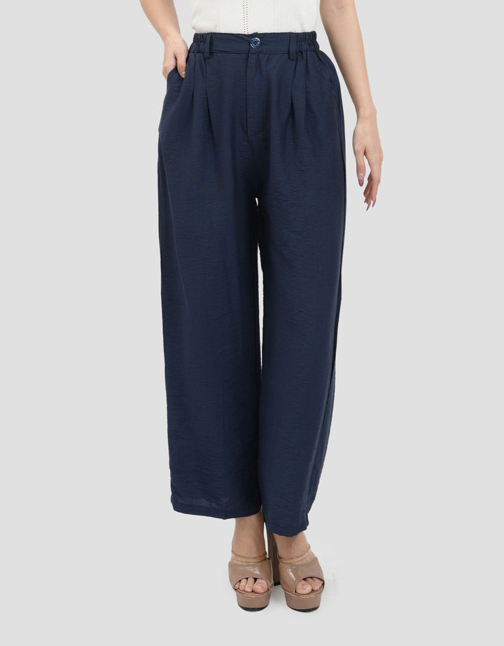 MxM Connexion Knit Poli Linen Celana Kulot Wanita