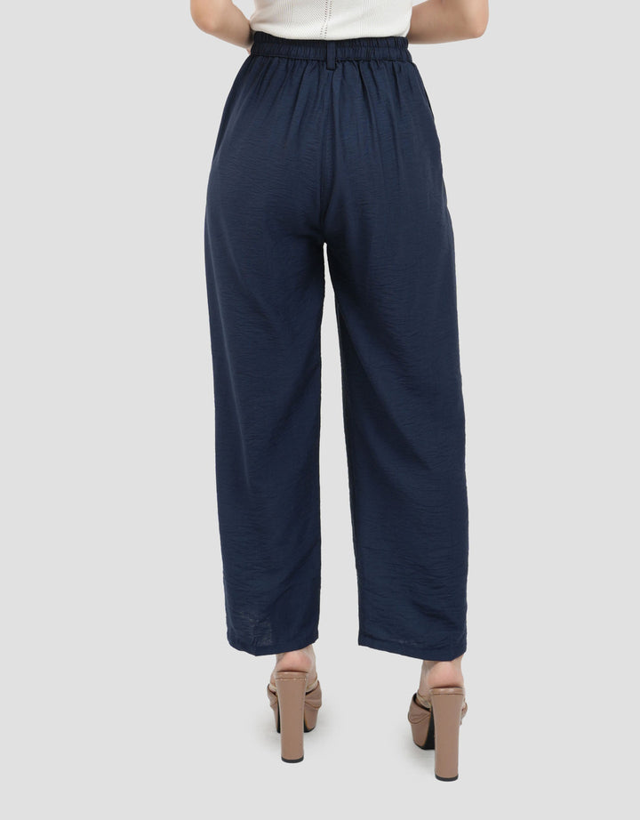 MxM Connexion Knit Poli Linen Celana Kulot Wanita