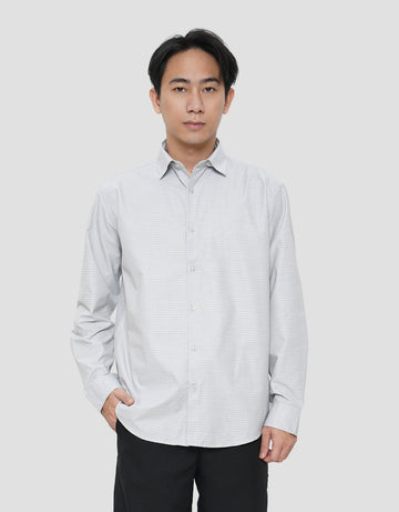 COLE DOBBY CHECK KEMEJA LENGAN PANJANG PRIA