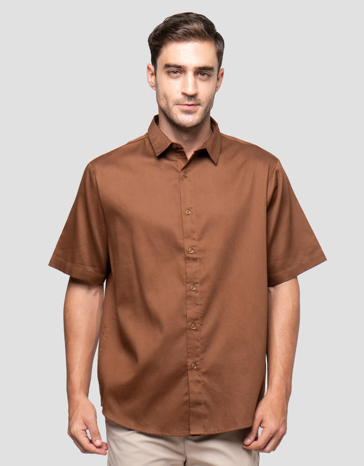 Cole Pique Stripe Texture Kemeja Pria