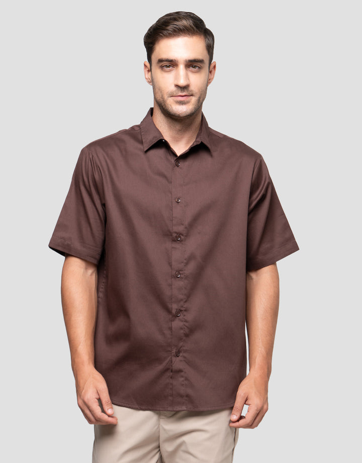 Cole Pique Stripe Texture Kemeja Pria