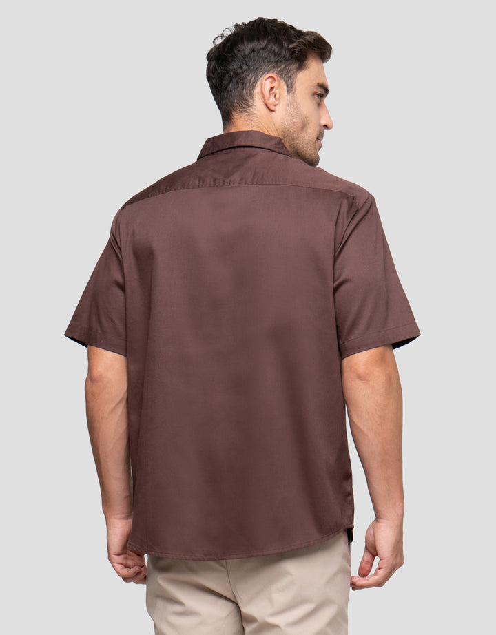 Cole Pique Stripe Texture Kemeja Pria