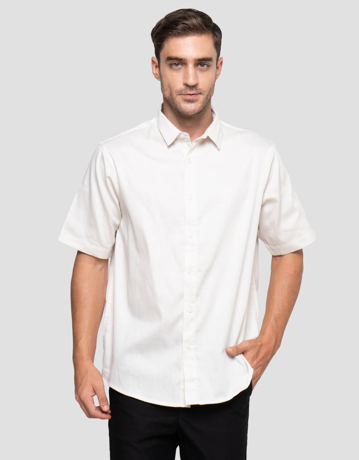 Cole Pique Stripe Texture Kemeja Pria