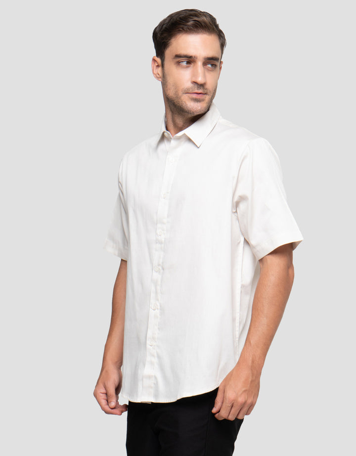 Cole Pique Stripe Texture Kemeja Pria