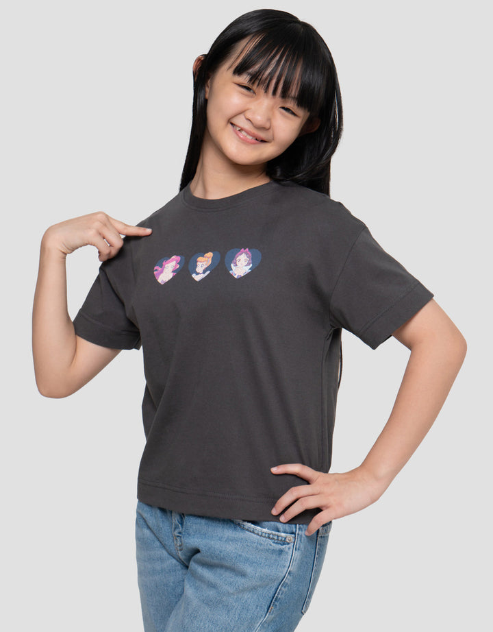 Disney Anime 3 Princess Kaos Anak Perempuan