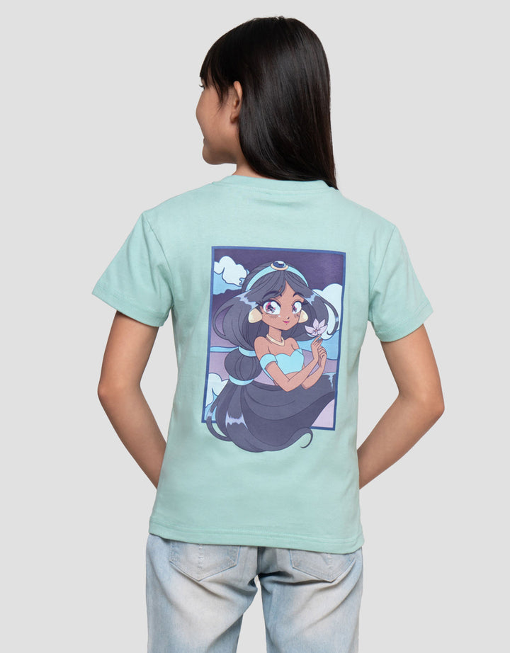 Disney Anime Princess Jasmine Kaos Anak Perempuan