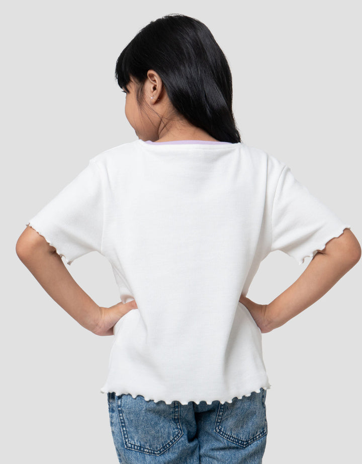 Disney Rib Minnie Constellation Kaos Anak Perempuan