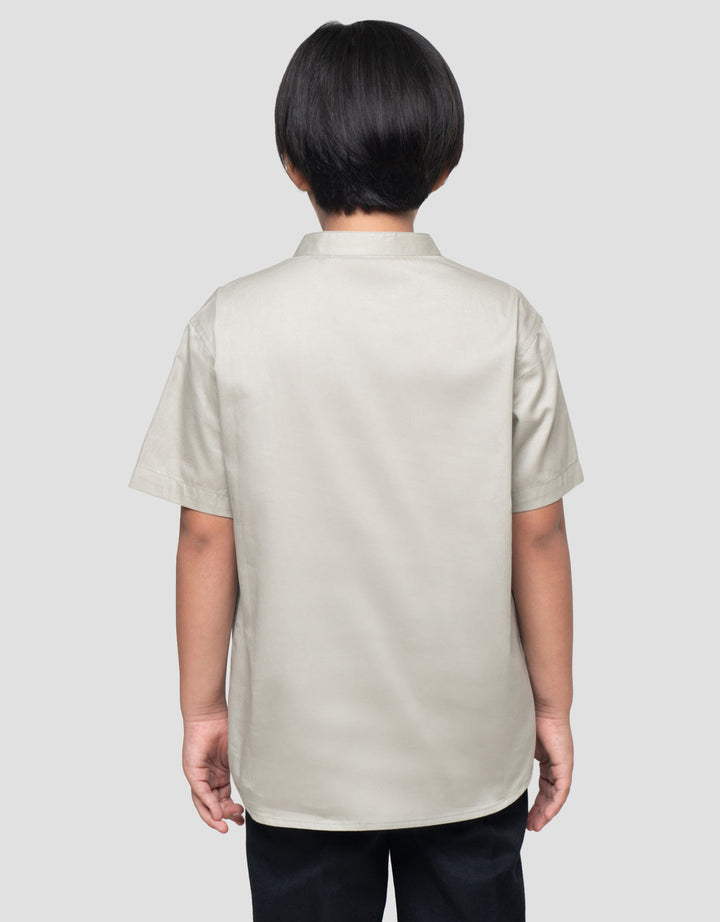 Suko Simply Kerah Tegak Kemeja Lengan Pendek Anak Laki-laki