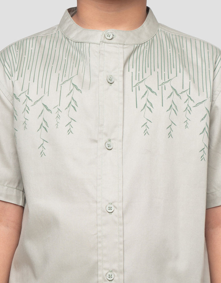 Suko Simply Kerah Tegak Kemeja Lengan Pendek Anak Laki-laki