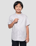 Suko Comfort Kerah Tegak Kemeja Lengan Pendek Anak Laki-laki