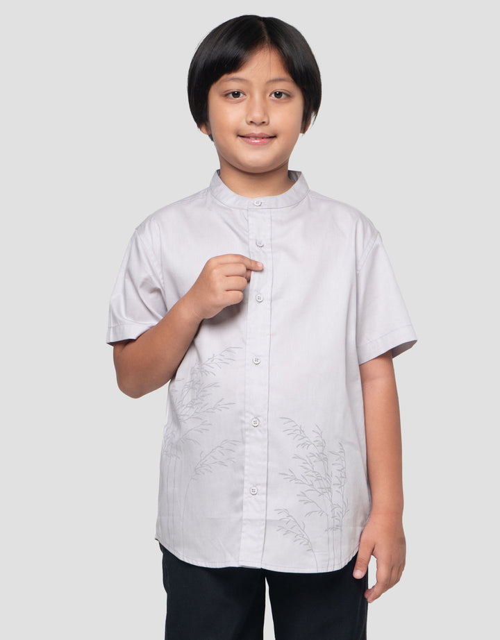 Suko Comfort Kerah Tegak Kemeja Lengan Pendek Anak Laki-laki