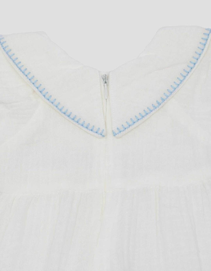 Little M Woven Cringcle Embro Pakaian Setelan Bayi