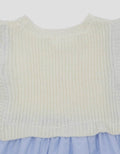 Little M Salur Mix Rajut Kemeja Bayi