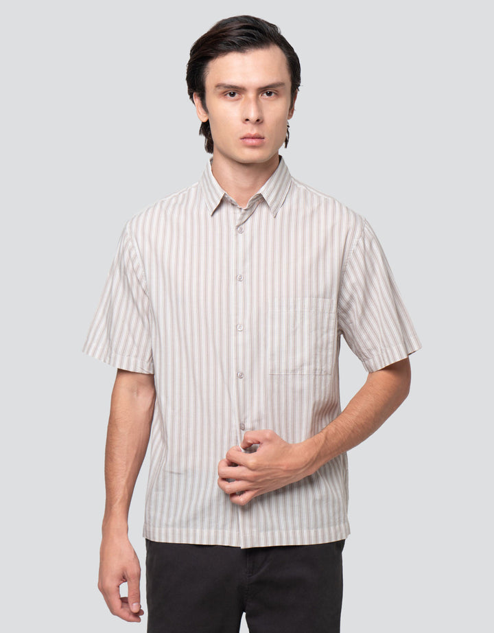Cole Stripe Kemeja Pria