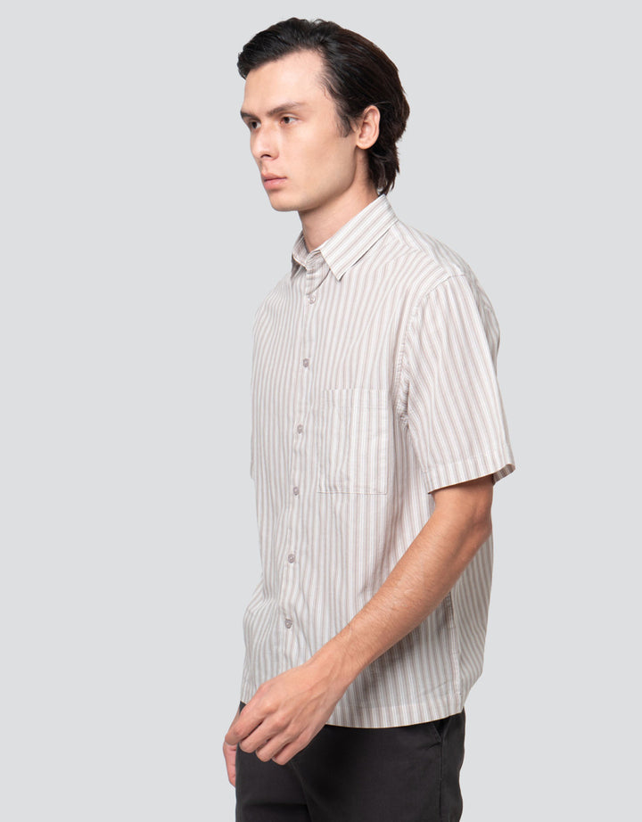 Cole Stripe Kemeja Pria