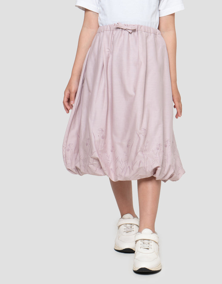 Suko Simply Motif Midi Rok Balon Anak Perempuan