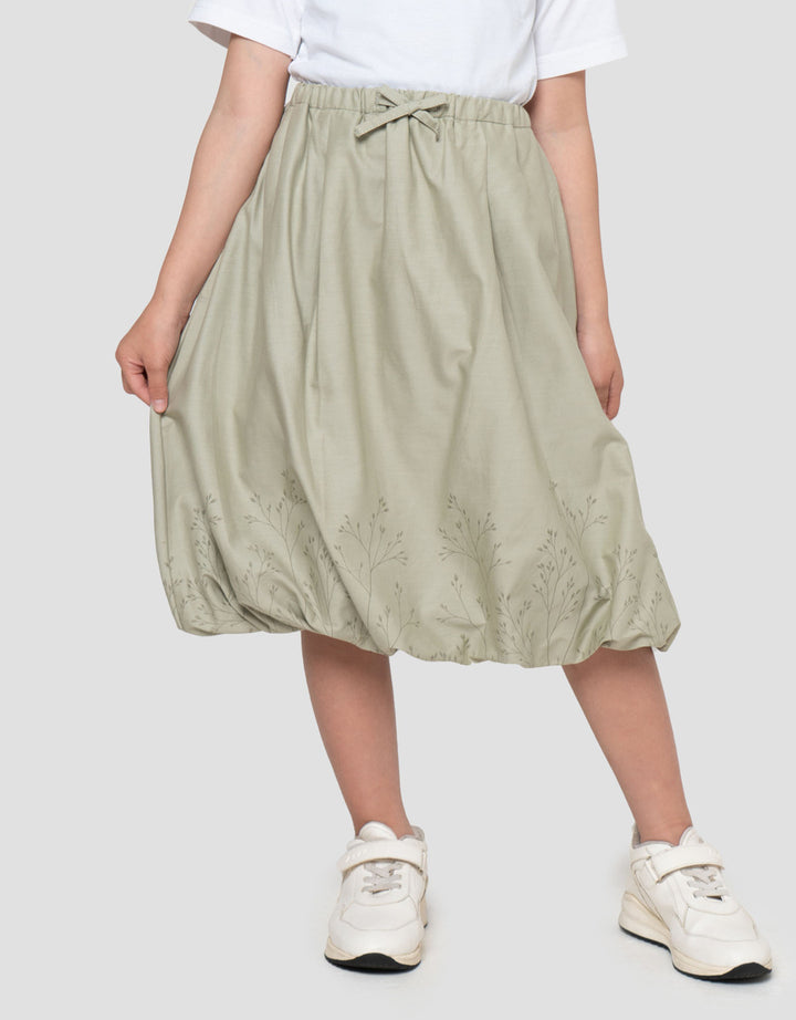Suko Motif Midi Rok Balon Anak Perempuan