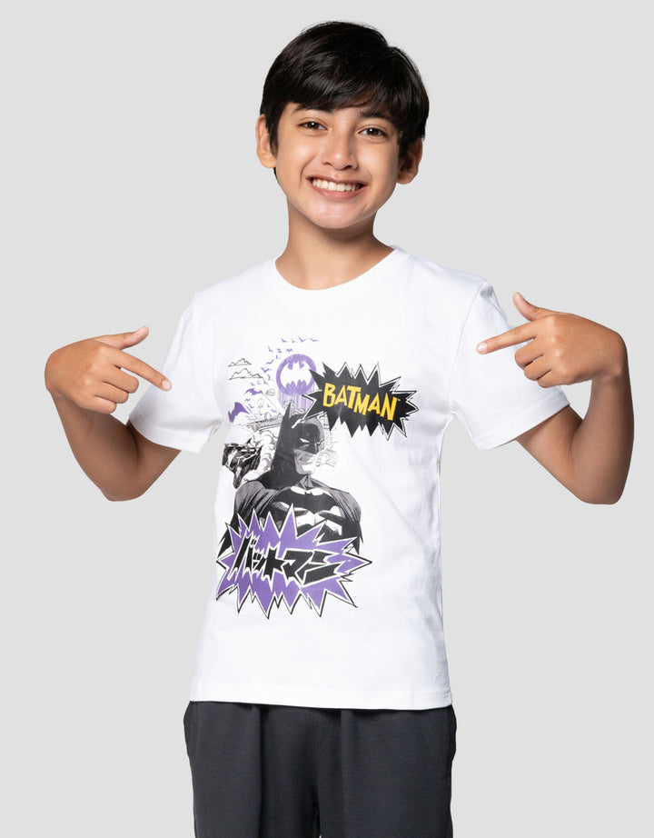 Character Batman Head Logo Anime Kaos Anak Laki-laki