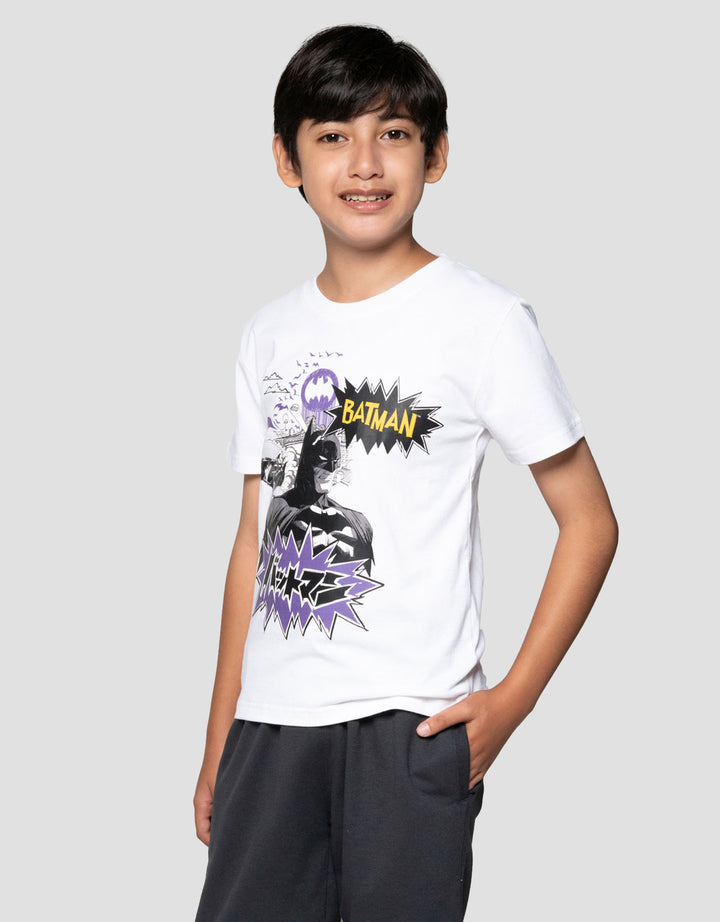 Character Batman Head Logo Anime Kaos Anak Laki-laki