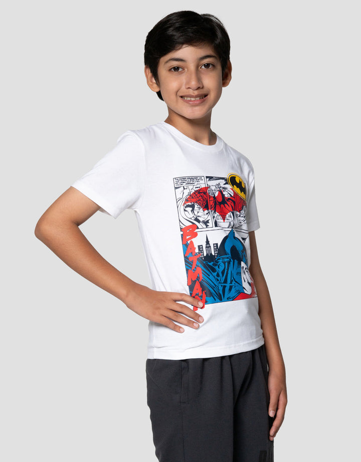 Character Batman Face Anime Kaos Anak Laki-laki