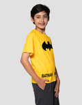 Character Batman Logo Tulisan Dpn Kaos Anak Laki-laki