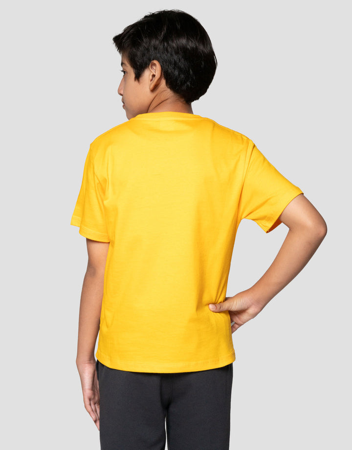 Character Batman Logo Tulisan Dpn Kaos Anak Laki-laki