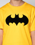Character Batman Logo Tulisan Dpn Kaos Anak Laki-laki