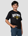 Character Batman Logo Tulisan Dpn Kaos Anak Laki-laki