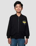 Character Knit Batman Logo Dpn Jaket Anak Laki-laki