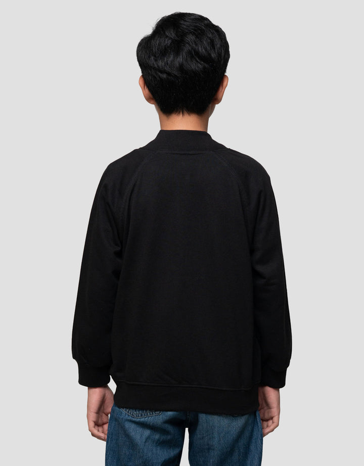 Character Knit Batman Logo Dpn Jaket Anak Laki-laki