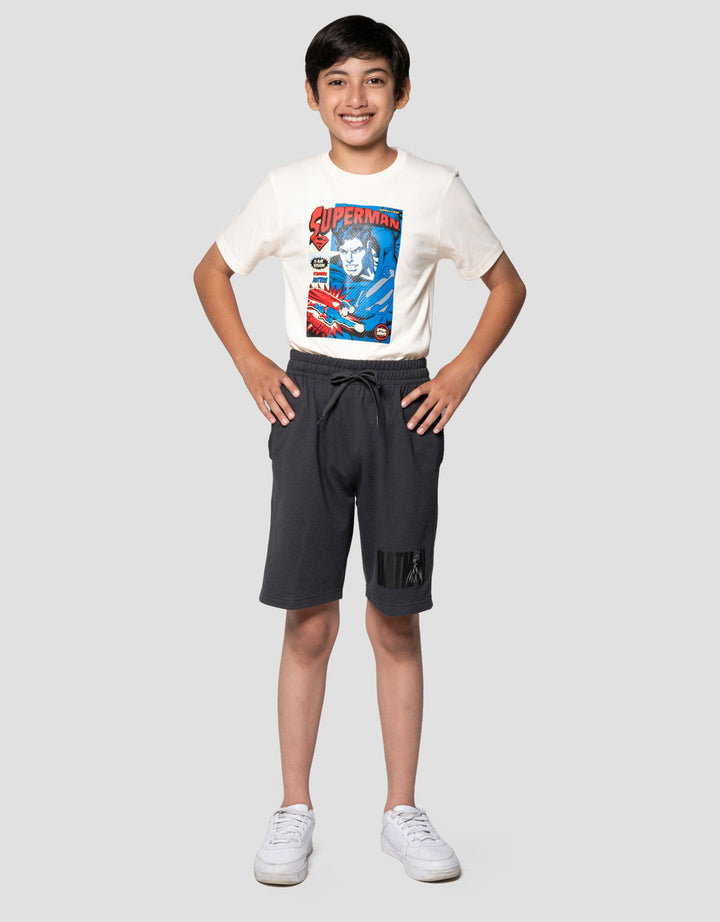 Character Knit Batman Logo Hd Celana Pendek Anak Laki-laki