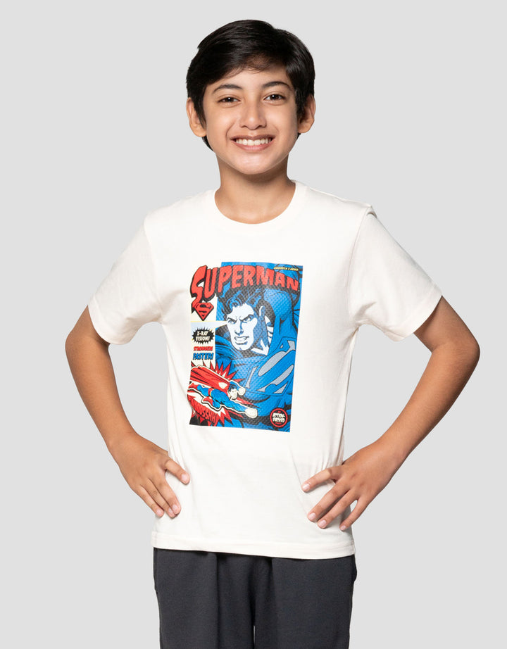 Character Superman Comic Action Kaos Anak Laki-laki