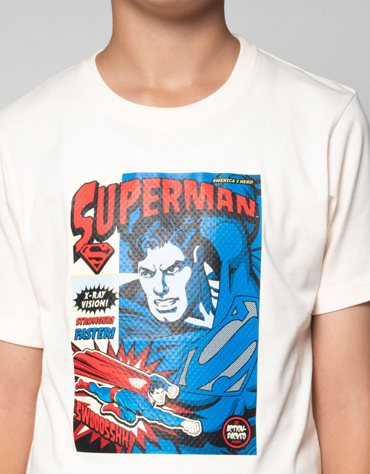 Character Superman Comic Action Kaos Anak Laki-laki
