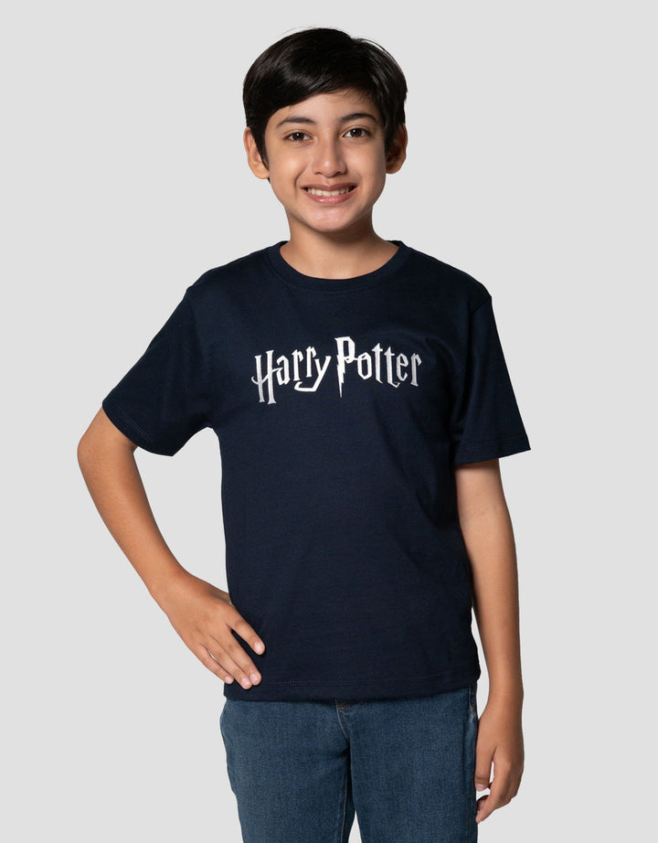Character Harry Potter Logo Emboss Hd Kaos Anak Laki-laki