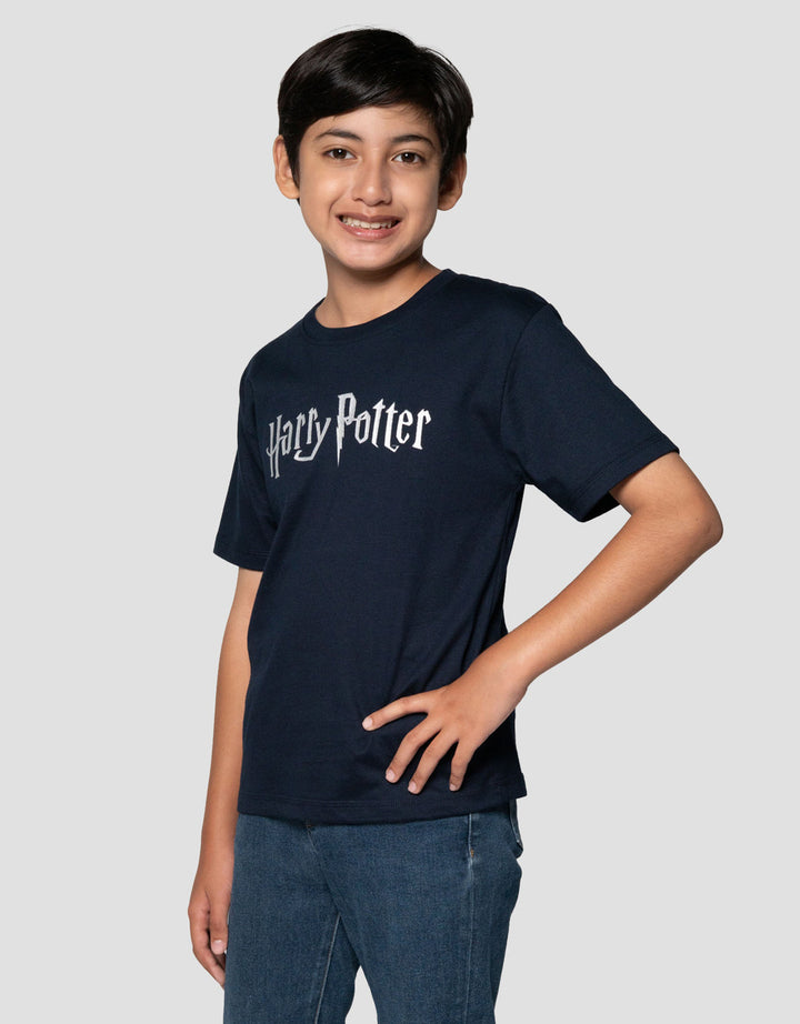 Character Harry Potter Logo Emboss Hd Kaos Anak Laki-laki