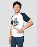 Character Harry Potter Raglan Hogwarts Kaos Anak Laki-laki