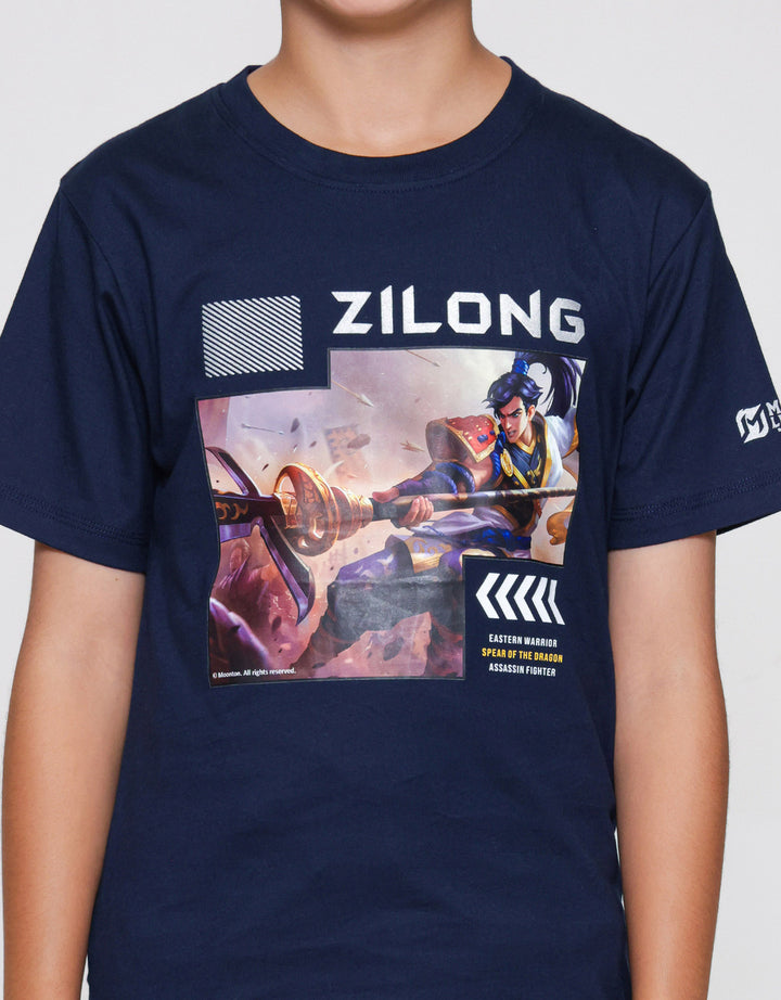 Character Mlbb Zilong Kaos Anak Laki-laki