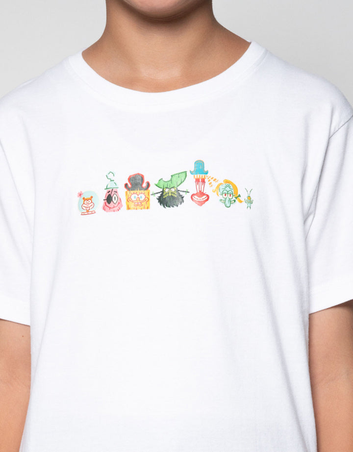 Character Spongebob Movie Teams Kaos Anak Laki-laki