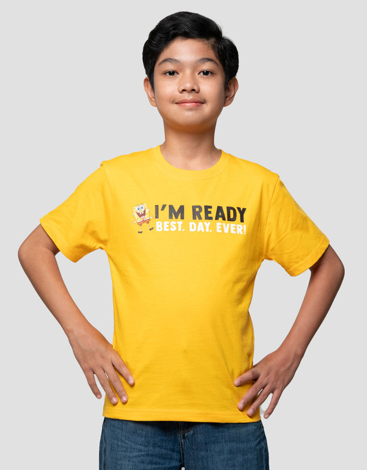 Character Spongebob Im Ready Kaos Anak Laki-laki