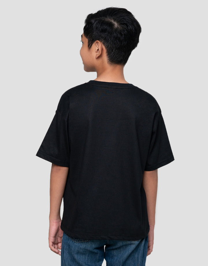 Character Spongebob Stay Positive Kaos Anak Laki-laki