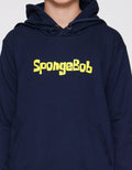 Character Spongebob Logo Sweater Hoodie Anak Laki-laki