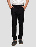 Cole Woven Slim Saten Celana Chinnos Pria