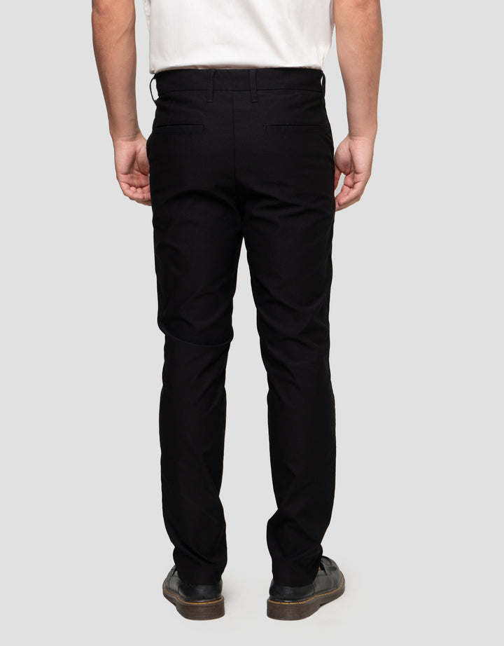 Cole Woven Slim Saten Celana Chinnos Pria