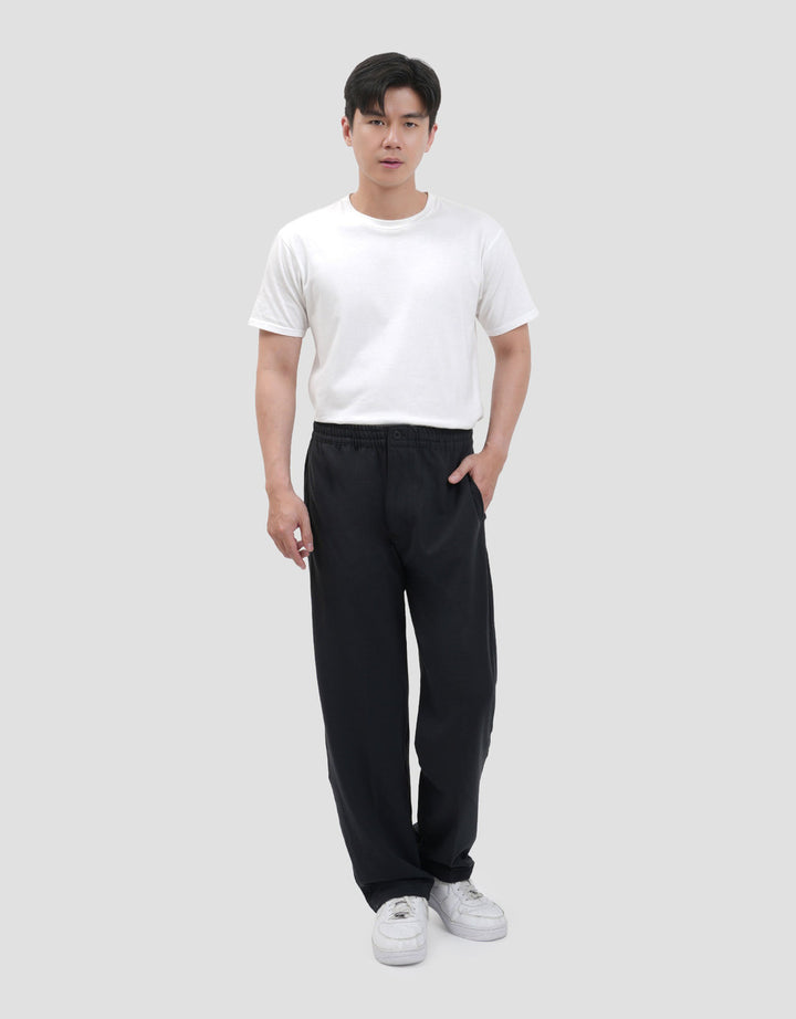 Nevada Knit Regular Button Zipper Texture Celana Pria